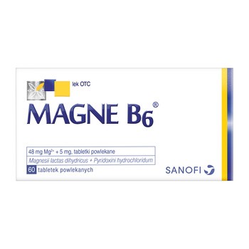 Magne B6, tabletki powlekane, 60 szt.