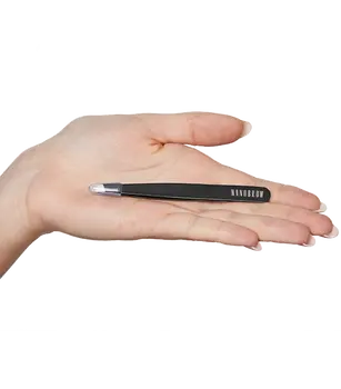 Nanobrow Tweezers, pęseta skośna do brwi, 1 szt.