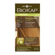 Biokap Nutricolor Delicato+, farba do włosów, 7.33+ pozłacany blond, 140 ml