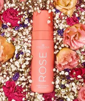 Cocosolis Rose, różana pianka do oczyszczania twarzy, 150 ml