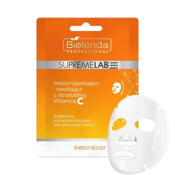 Bielenda Professional Supremelab Energy Boost, maska rozjaśniająco-nawilżająca, 1 szt.
