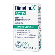DimetinoX Activ, szampon przeciwko wszom, 100 ml