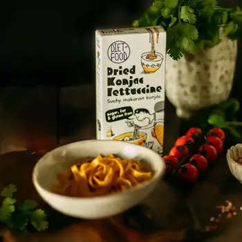 Diet-Food, suchy makaron konjac shirataki, fettucine, 80 g