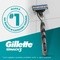 Zestaw Gillette, maszynka do golenia Mach3 + Series, oczyszczający żel do golenia, 75 ml