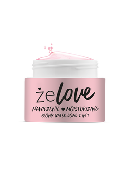 Flos-Lek, Żelove Nawilżenie, żel Peony Water Bomb, 2w1, 50 ml