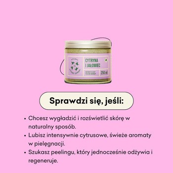 Mydlarnia 4Szpaki, Rozświetlający peeling cukrowy, cytryna i jałowiec, 250ml