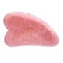 Crystallove, płytka do masażu twarzy gua sha z kwarcem różowym, 1 szt.