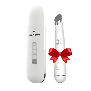 Garett Beauty Breeze Scrub + Glow Eye, zestaw urządzeń do peelingu kawitacyjnego i mikromasażu, 2 szt.