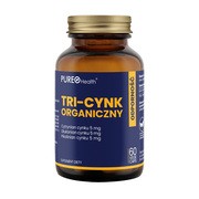 Pureo Health Tri-cynk Organiczny, kapsułki, 60 szt.        