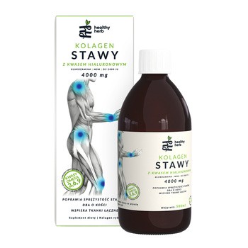 Healthy Herb Kolagen Stawy z kwasem hialuronowym, płyn, 500 ml