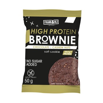 Frank&Oli, high protein, czekolada orzech nerkowca, miękkie ciasteczko, 50 g