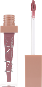 NAM Iconic Matte Lipstick, długotrwała pomadka matowa do ust, 13 Muted Rose, 3,5 ml