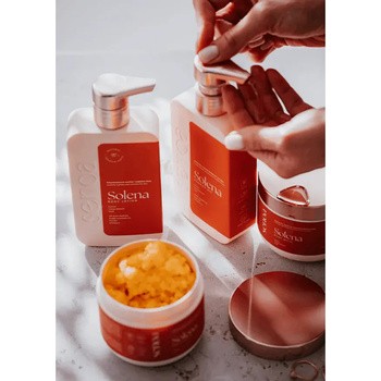 Senoa Solena Body Scrub, peeling wygładzający do ciała, 300 g