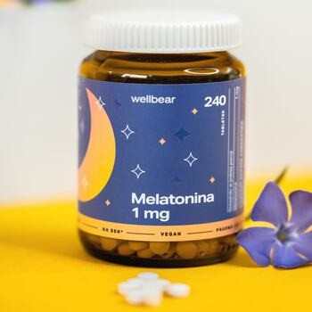 Wellbear Melatonina 1 mg, tabletki, 240 szt.