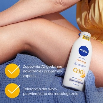 Nivea, ujędrniający balsam do ciała Q10 + witamina C, 400 ml