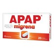 Apap migrena, 250 mg + 250 mg + 65 mg, tabletki powlekane, 10 szt.