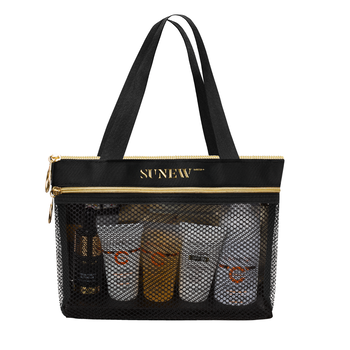 SunewMed+, travel kit, zestaw kosmetyków travel size z kosmetyczką, 1 szt.