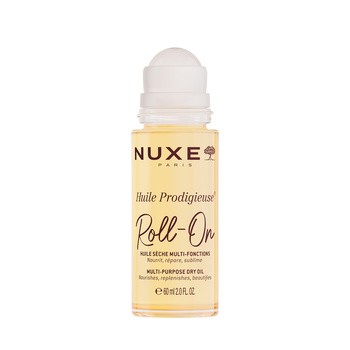 Nuxe Huile Prodigieuse, wielofunkcyjny suchy olejek do pielęgnacji twarzy, ciała i włosów, roll-on, 60 ml