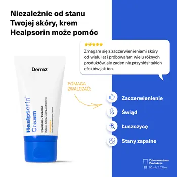 Healpsorin Cream, krem, łuszczyca, egzema, 50 ml
