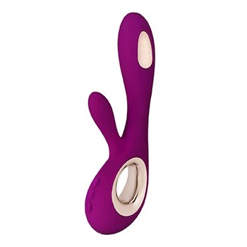 Lelo Soraya Wave Deep Rose, wibrator typu króliczek, 1 szt.
