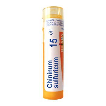 Boiron Chininum sulfuricum,15 CH, granulki, 4 g