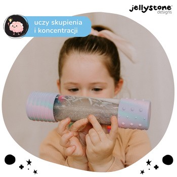 Jellystone Designs, butelka sensoryczna DIY, jednorożec, 1 szt.