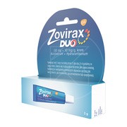 Zovirax Duo, 50 mg + 10 mg, krem na skórę, 2 g