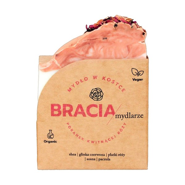 Bracia Mydlarze Bracia Mydlarze, mydło w kostce, Poranek kwitnącej róży, 120 g — Składniki i ocena