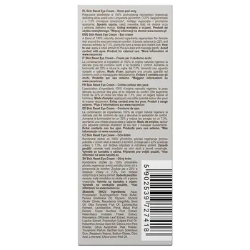 Nacomi Ethic Care Skin Reset, krem pod oczy, 15 ml