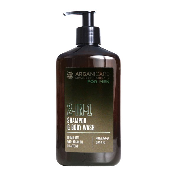 Arganicare Arganicare For Men 2w1, Shampoo und Duschgel, 400 ml