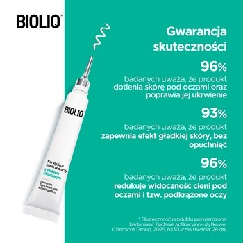 Bioliq, korygujący krem pod oczy z efektem chłodzącym, 10 ml