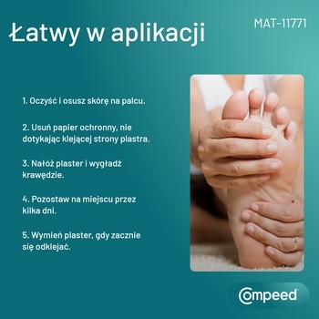 Plastry Compeed, na odciski między palcami, 10 szt.