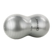 Qmed ABS Gym Ball - orzeszek, piłka rehabilitacyjna z system ABS, srebna, 1 szt.