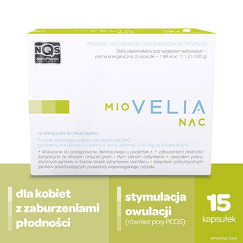 Miovelia NAC, kapsułki, 15 szt.