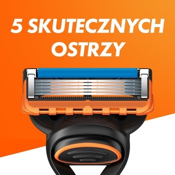 Zestaw Gillette, maszynka do golenia Fusion5 + Fusion, żel do golenia dla skóry wrażliwej, 200 ml