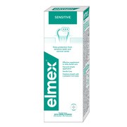 Elmex Sensitive Plus, płyn do płukania jamy ustnej z aminofluorkiem, bez alkoholu, 400 ml