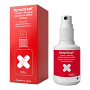 Symplisept, 1 mg/g+20 mg/g, aerozol na skórę, 100 ml