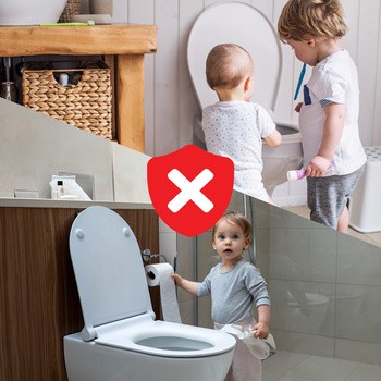 Sipo, Zabezpieczenie deski toaletowej przed dziećmi Safety Lock, 1 szt.