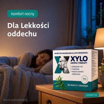 Xylo Aroma-Therapy, maść do nacierania klatki piersiowej dla dzieci od 5 lat i dorosłych, 50 ml