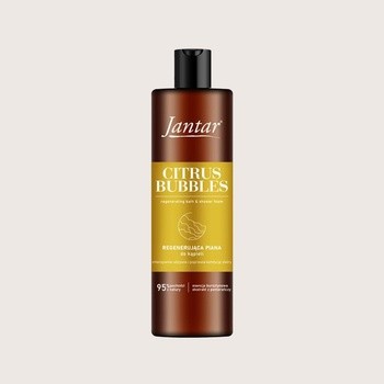 Jantar Citrus Bubbles, regenerująca piana do kąpieli, 400 ml