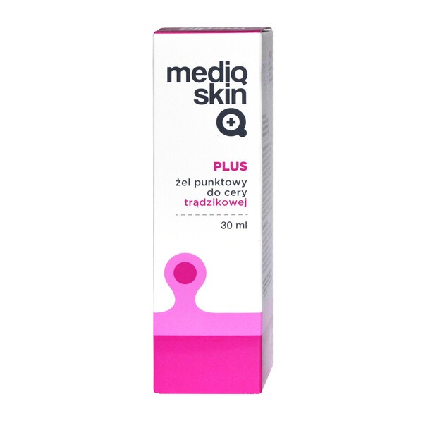 Mediqskin Plus, żel punktowy do cery trądzikowej, 30 ml