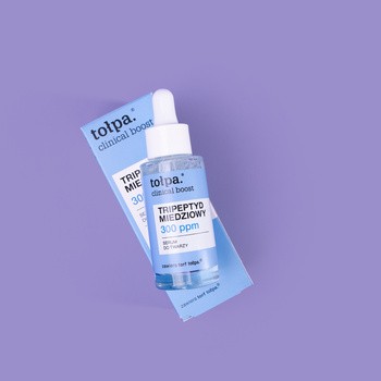 Tołpa clinical boost, tripeptyd miedziowy 300 ppm, skoncentrowane serum regenerujące do twarzy, 30 ml