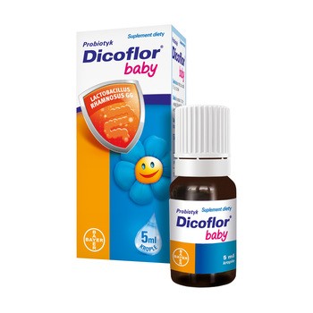 Dicoflor Baby, probiotyk, krople, 5 ml