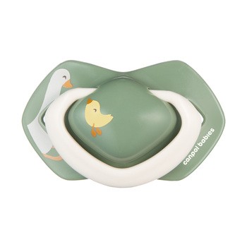 Canpol Babies, smoczek silikonowy Light touch 6-18 m symetryczny Goose, 2 szt.
