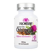 Proherbis Ostropest ekstrakt, 500 mg, kapsułki, 60 szt.