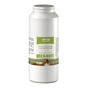 Mikita Rumen Tabs megavit, karma uzupełniająca dla psów, tabletki, 400 szt.