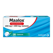 Maalox, 400 mg+400 mg, tabletki, 20 szt.