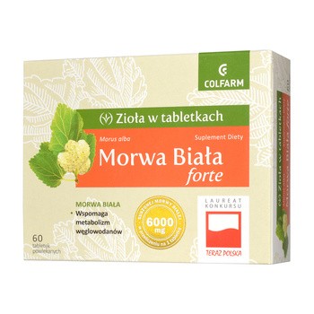 Morwa Biała Forte, tabletki powlekane, 60 szt.