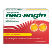 Benzydamine neo-angin smak cytrynowy, 3mg, pastylki twarde, 20 szt.
