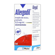 Allergodil, 0,5 mg /ml, krople do oczu, 6 ml